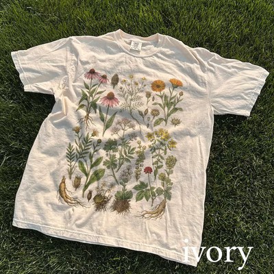 Vintage Meadow Flowers Comfort Tee Shirt Soft Floral Graphic Print
