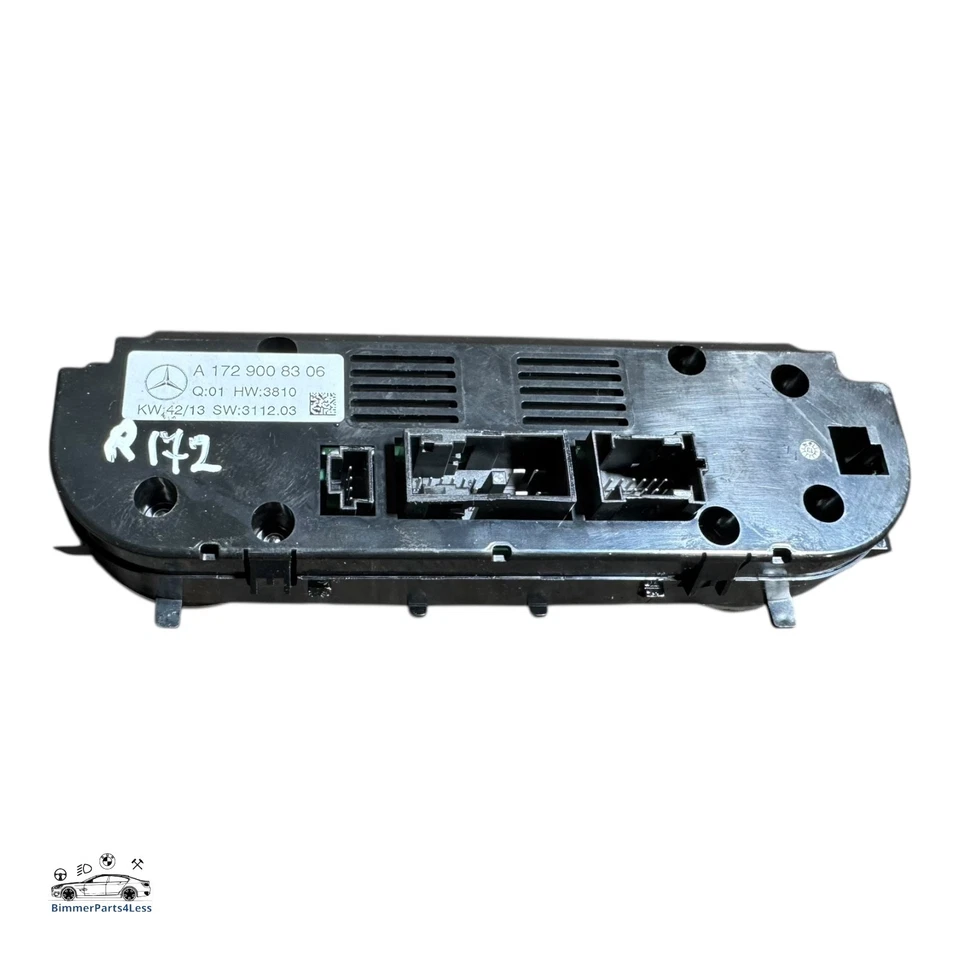 2013 Mercedes-Benz SLK R172 Climate control unit module A1729008306 - Image 2 of 3