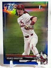 Kramer Robertson /200 1st Bowman Blue Refractor 2017 Bowman Chrome #BDC-161