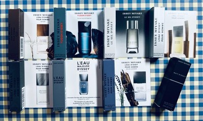 Issey Miyake Cologne Collection For Men Sample Spray 8pc Set | eBay