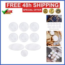 9Pcs Saxophone Key Buttons Inlays White Abalone Shell Replacement