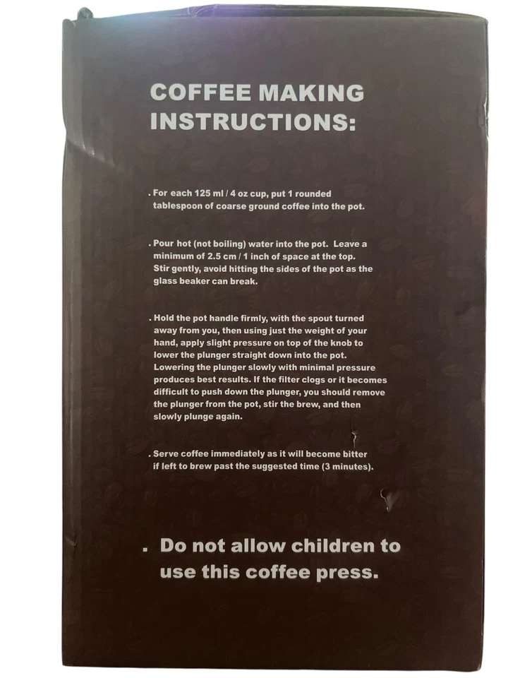 NUEVO- Prensa francesa de café profesional Sterling acero inoxidable 8 tazas pantallas dobles Foto 2 de 2