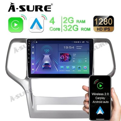 2+64GB für Jeep Grand Cherokee WK2 2011-2013 Autoradio Apple Carplay GPS BT WIFI