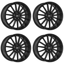 4 Alu Felgen AEZ Atlanta black 7.5Jx17 5x112 für Fiat 500 Croma