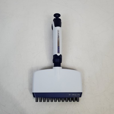 Rainin Pipet-lite XLS L200 20-200 uL LTS 12-Ch Multi-Channel Pipette
