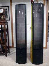 Martin Logan Vista Maple Vendor  Mal 200W w/ ESL /Woofer Lot of 2 Speakers 3145