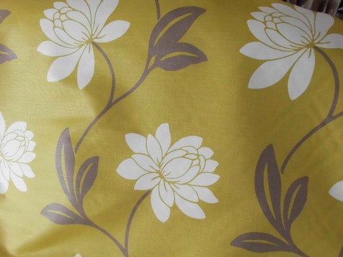 Romo RF7254/05 Saiuri Lime Floral Linen Fabric full width x 3m - Picture 3 of 9