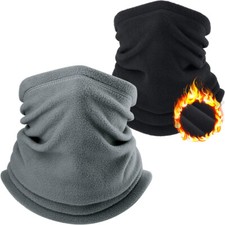 Winter Fleece Neck Warmer Gaiter Windproof Balaclava Ski Face Mask for Men Women