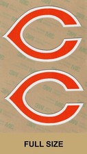 NOS Chicago Bears 1970s 1980s Style Throwback Football Helmet Decals - 20 MIl 3M