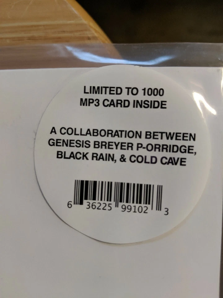Genesis Breyer P-Orridge, Black Rain, Cold Cave ‎– Rebellion Is Over *VINYL* Foto 3 de 4