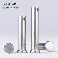 M6 M8 M10 Clevis Pins A2 Stainless Steel for Retaining R Clips and Split Pins
