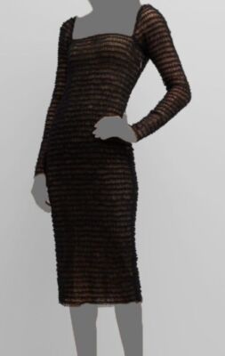 swiss dot knit dress midi Amazon.com: Swiss Dot Maxi Dress for Women Summer Casual Sleeveless V Neck  Dress High Waist A Line Pleated Midi Dresses Sundress Black : Clothing,  Shoes & Jewelry