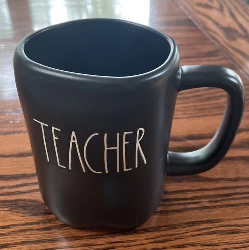 Rae Dunn Black Artisan Collection By Magenta Dishwasher Safe Teacher Mug