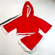 Women 100 authentic champion half hoodie and shorts size M red