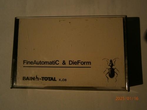 Fine AutomatiC & Die Form-Same C-60 Cassette FIRST EDITION PHILLIPPE FICHOT