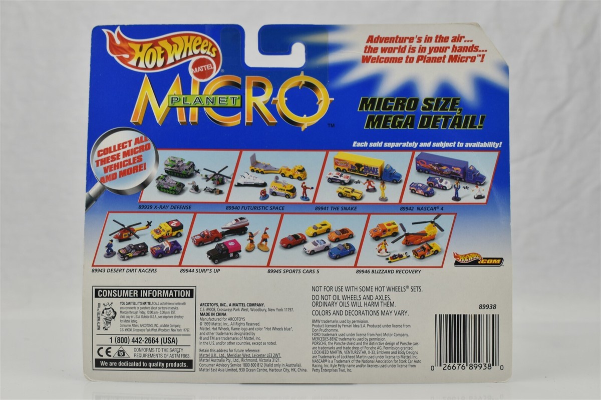 ホットウィール PLANET MICRO THE SNAKE Hot Wheels Planet Micro Dragster Racing Series The SNAKE Set