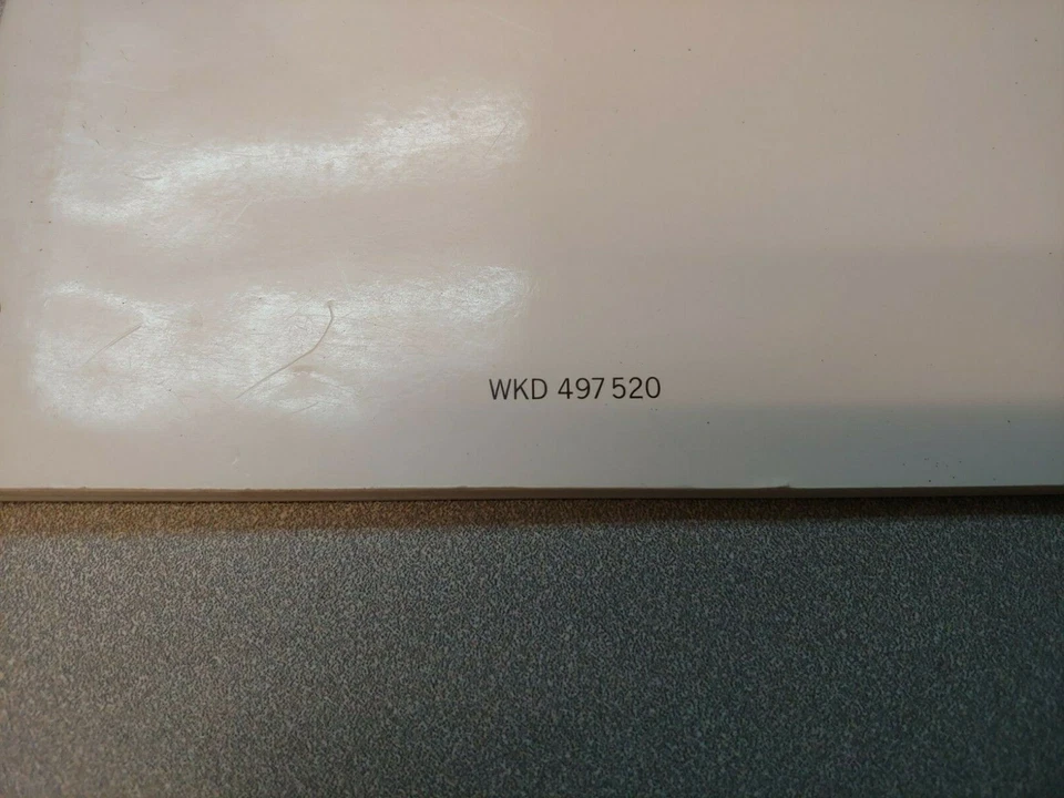 USADO ORIGINAL GENUINO 1992 PORSCHE 911 TURBO INFORMACIÓN DE SERVICIO MANUAL TÉCNICO Foto 2 de 4