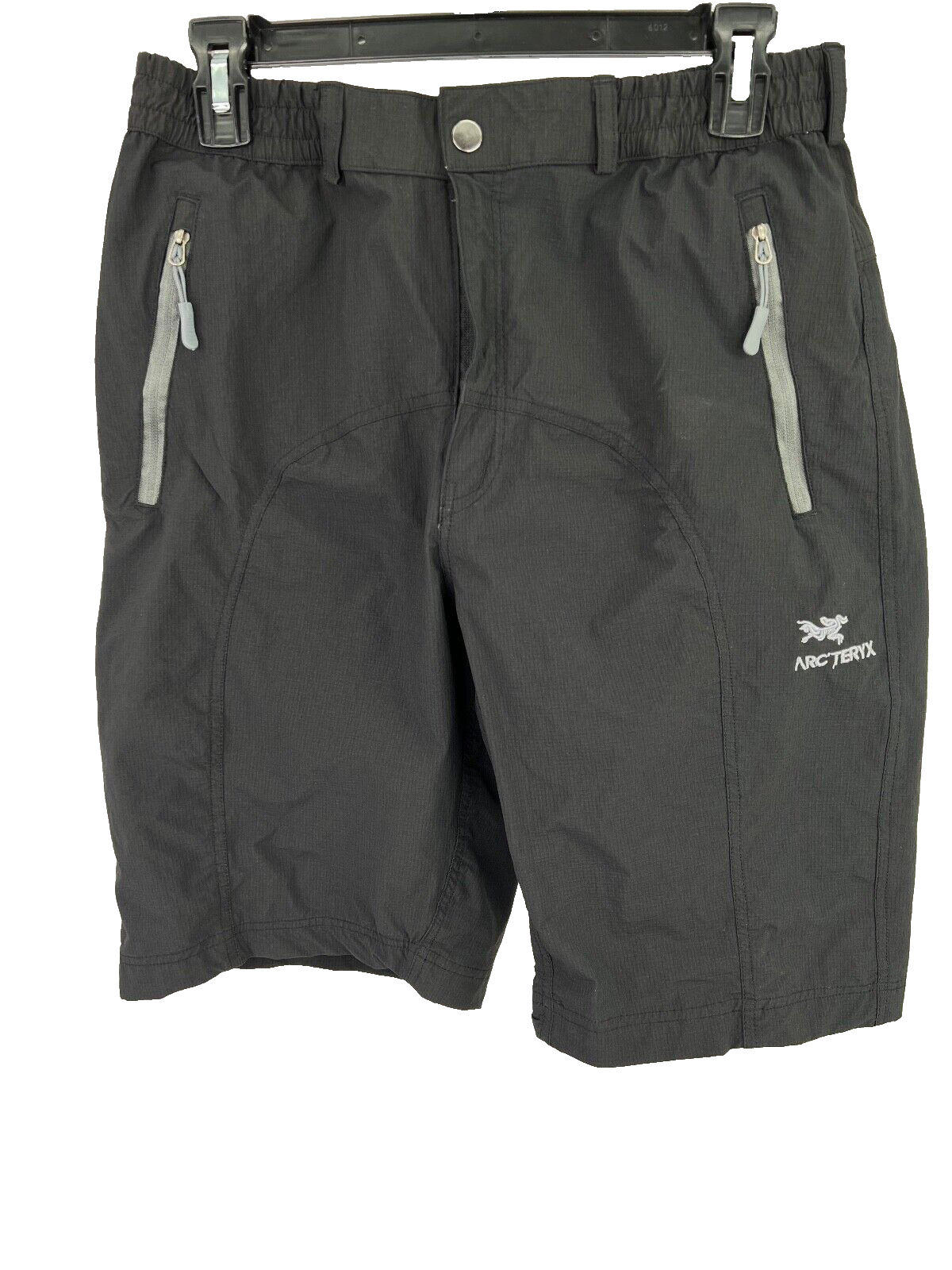 ARC'TERYX Pantaloncini da trekking all'aperto donna 9" neri grandi tasche con cerniera