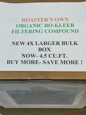 NEW 4.5cu.ft. RO-KLEER ORGANIC FRYPOWDER COMPOUND Oil Extender USE w/ BROASTER*