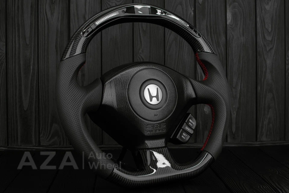 Volante Honda S2000 s2k Custom Fibra Carbono LED AP1/2 2001-2009 Foto 4 de 4