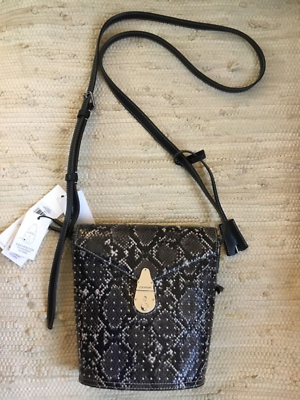 Calvin Klein Snake Skin Lock Bucket Crossbody Bag | eBay display picture 2