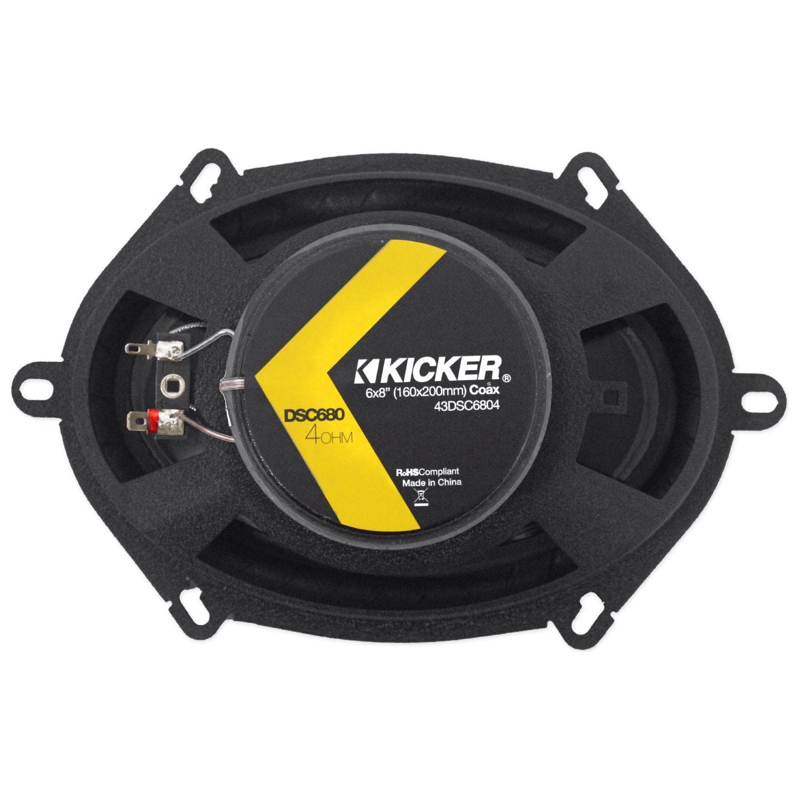 2 Пары Новых 200-Ваттных Автомобильных Динамиков Kicker 43DSC6804 6x8 Серии D Мощностью 200 Вт
