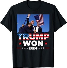 Trump Won 2024 Get Over It 47th US President Unisex T-Shirt