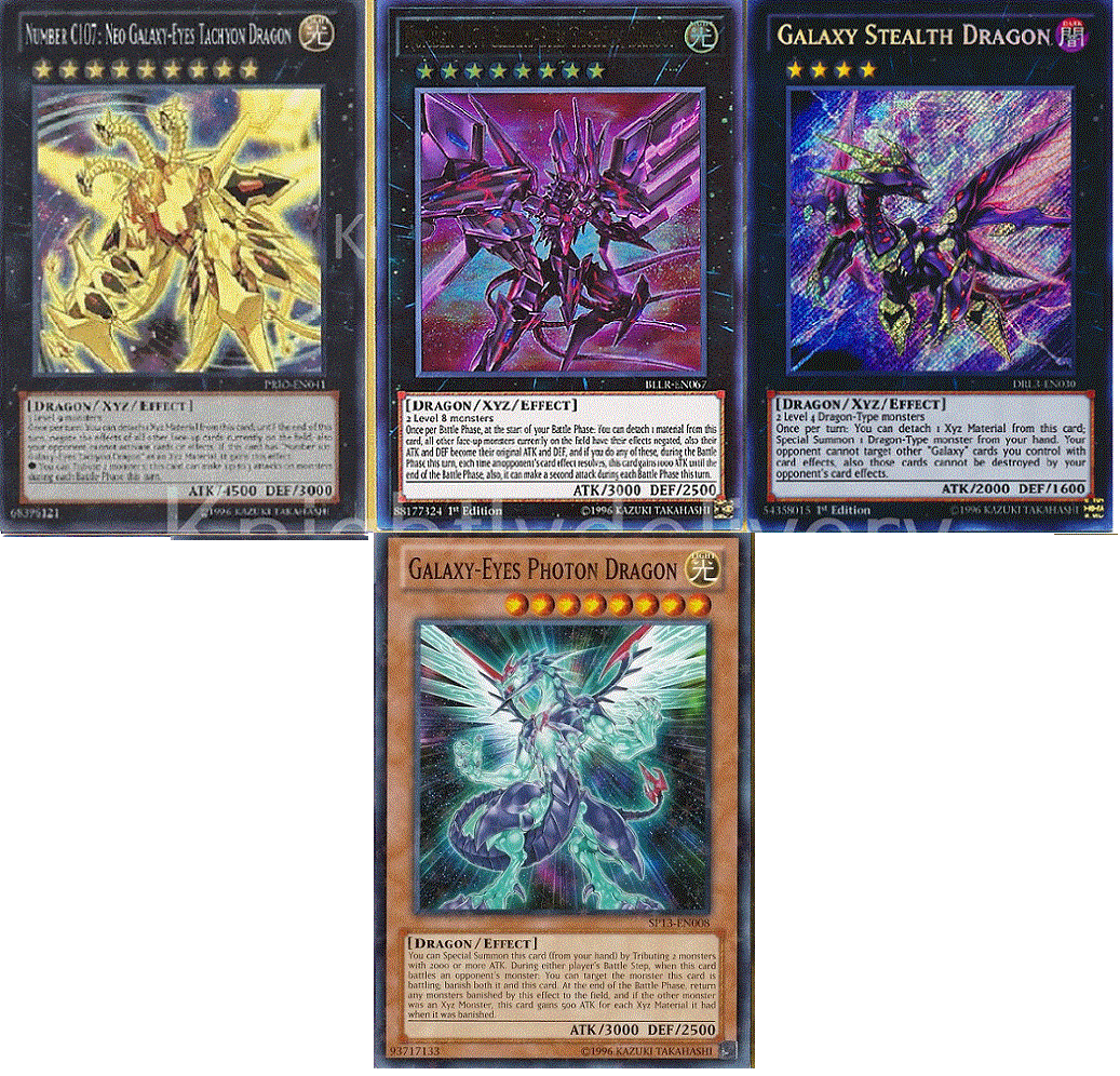 Yugioh Complete Galaxy Deck! Neo Galaxy-Eyes Photon Dragon Wizar **HOT** +  Bonus