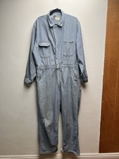 big ben wrangler coveralls Heringbone Denim Vintage LG 42/44