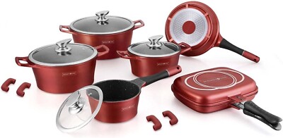 Pfannenset Pfannen 15-teilig Profi Stein Royalty Line Bardeaux