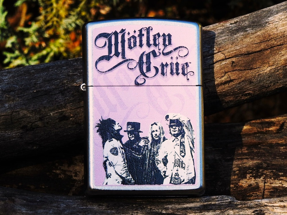 Motley Crue Zippo Lighter - Vince Neil - Tommy Lee - Nikki Sixx