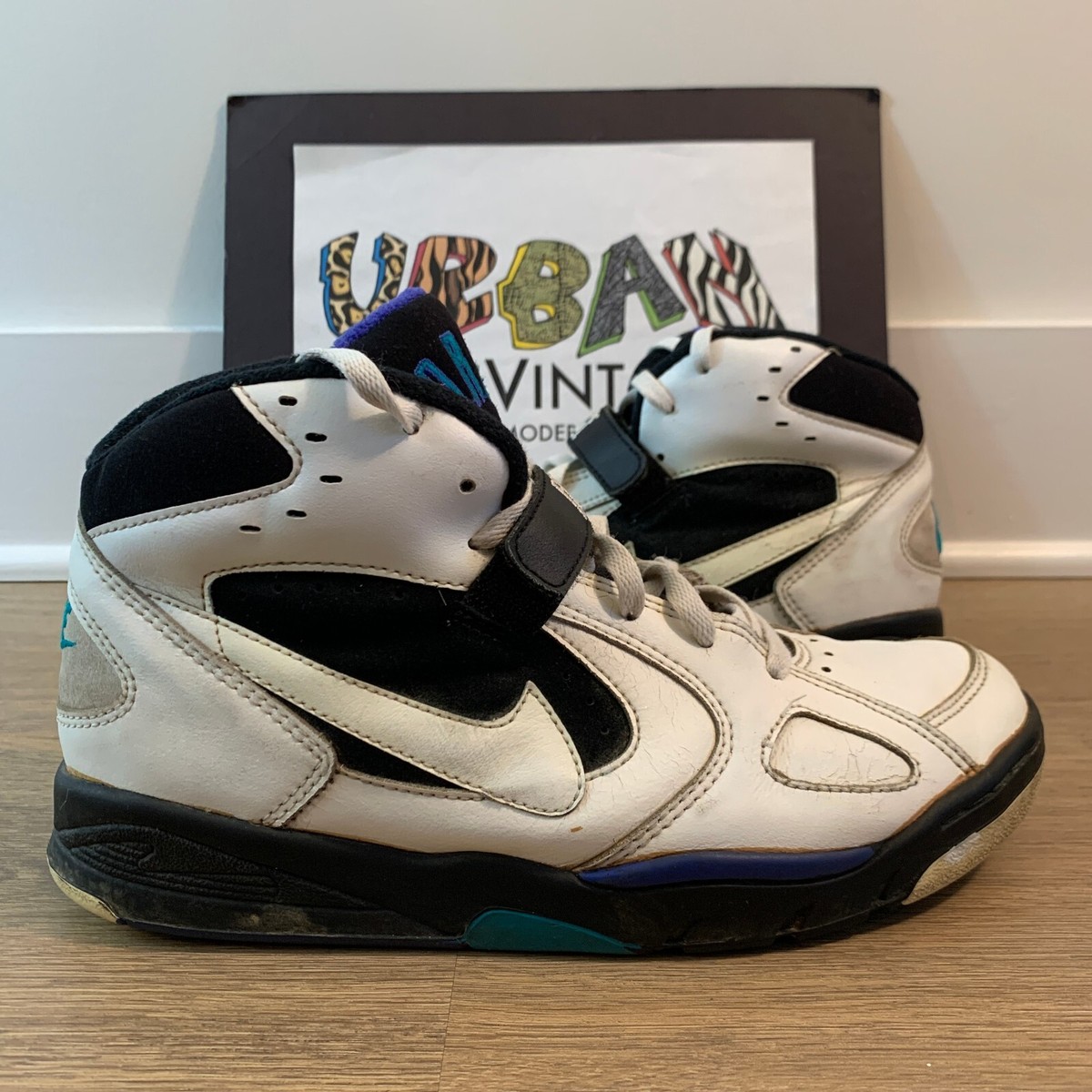 VTG RARE 93 NIKE AIR FORCE SZ 10.5 BARKLEY MAX JORDAN