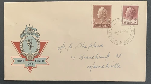Australian FDC 1957 Post Office Communications