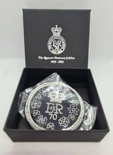 Queen Elizabeth II Platinum Jubilee Handmade Christmas Tree Ornament