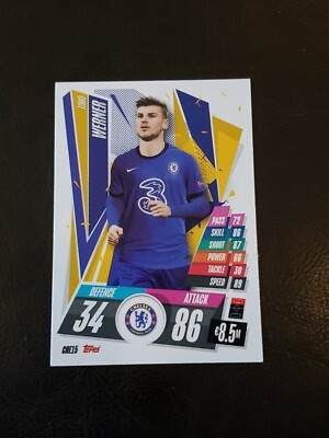 2020-21 Topps Match Attax UEFA Champions League Chelsea ...