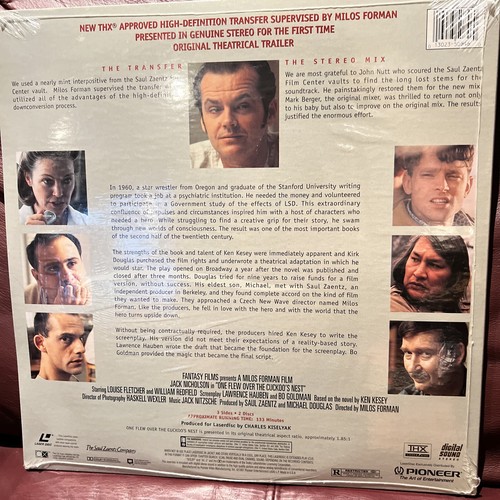 One Flew Over the Cuckoo's Nest (Laserdisc, Pioneer Special Edition) MINT SEALED - Picture 3 of 3