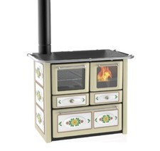 LINCAR GAIA 149 A VL SX STUFA A LEGNA CON FORNO BEIGE 7.36 KW PER 166 m3