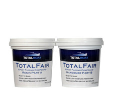 Marine Epoxy Fairing Compound For Fiberglass Wood Aluminum  Steel 2 Pint Kit 