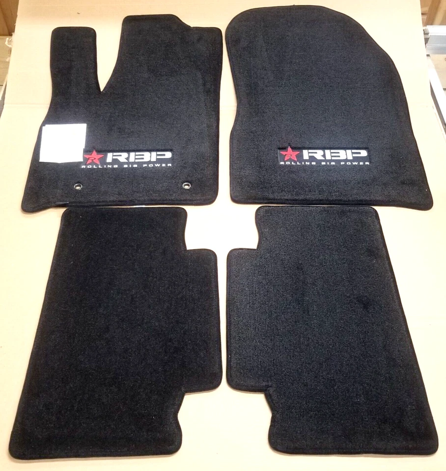 Alfombrillas para Jeep Grand Cherokee 2011-2012 4 piezas negras RBP Performance Foto 2 de 4