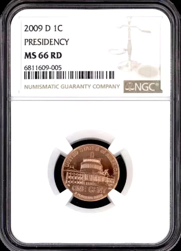 2009-D LINCOLN PRESIDENCY CENT NGC MS66RD UNC DETAILED COIN #O