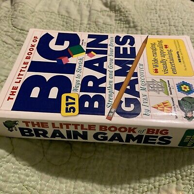 The Little Book of Big Brain Games - Ivan Moscovich - Great Condition  9780761161738