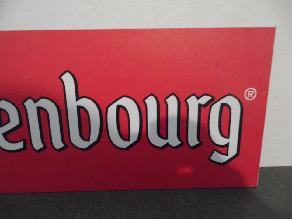 Plaque Panneau Publicitaire Bière Kronenbourg Plastique Longueur : 41 cm - Photo 3/4