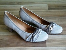 Gabor Damen Pumps 25.481.33 Cobra / Metall / Beige-kombi - Schuhe - Damenschuhe 