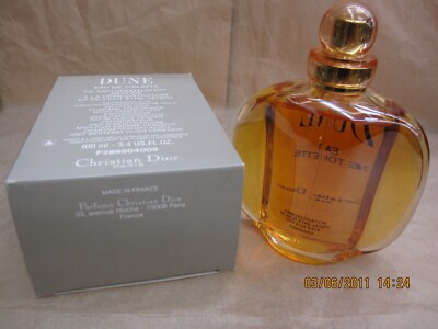 VINTAGE * DUNE WOMEN by CHRISTIAN DIOR 3.4 FL oz / 100 ML