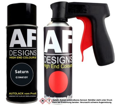 Spraydose Griff für Saturn G1M410Y Old Blue Eyes Metallic Klarlack Handgriff
