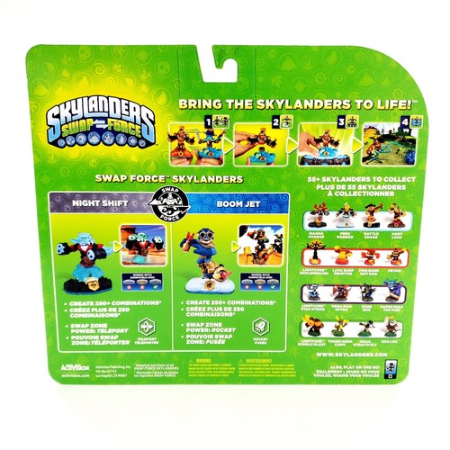 Skylanders Swap Force Twin Pack Night Shift & Boom Jet New Sealed - Picture 3 of 6