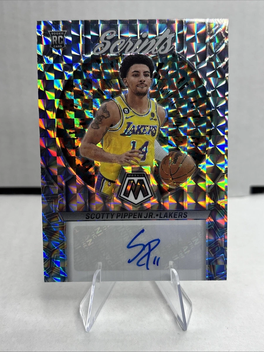 Panini Scottie Pippen Basketball Autographed Sports Trading Cards