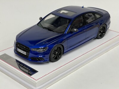 1/18 Ivy Models Audi S6  in Racing Blue Mica  Leather Base limited 39 pcs