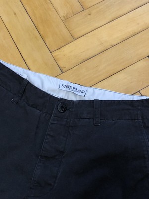 STONE ISLAND Men’s Chino Pants Cotton Black Size W33
