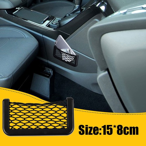Vehicle Car Interior Body Edge Elastic Net Storage Mesh Phone Holder Accessories - Picture 2 of 12